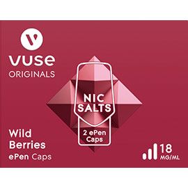Vuse - ePen Caps - Nic Salts - Wild Berries 18mg