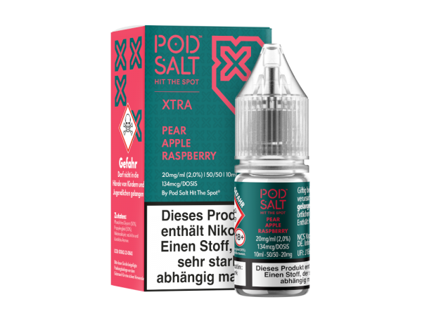 Pod Salt X - Pear Apple Raspberry 10ml Nikotinsalz Liquid