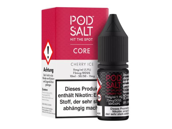 Pod Salt - Cherry Ice 10ml Nikotinsalz Liquid