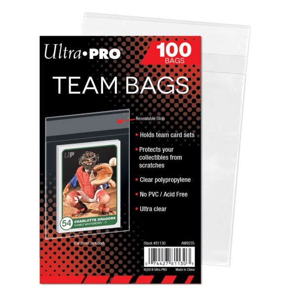 Ultra Pro - Reseable Sleeves - Team Bags (100 Sleeves)