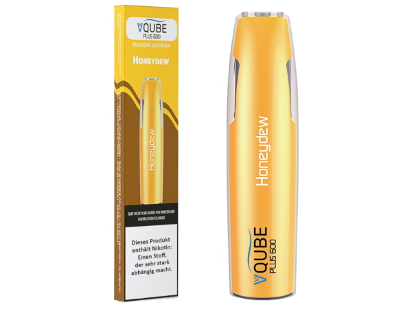 VQUBE plus 600 - Honeydew - Einweg E-Zigarette 16mg Nikotin