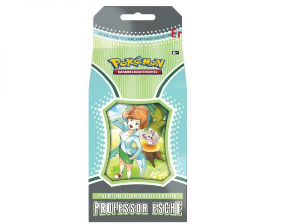 Pokémon International 45308 PKM Q2 Premium Tournament Collection, bunt Professor Esche DE