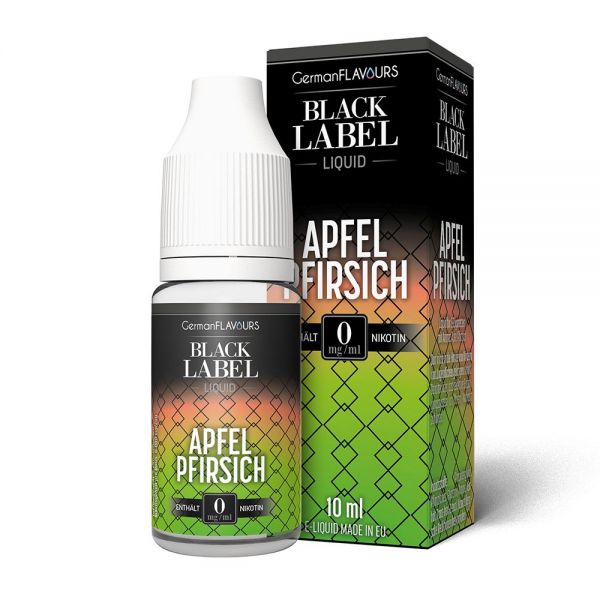 BLK Label - Apfel Pfirsich - 10ml Liquid