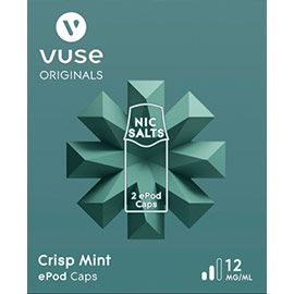Vuse - ePod Caps - Nic Salts - Crisp Mint 12mg