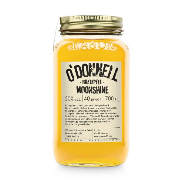 O´Donnell Moonshine - Bratapfel Likör 700ml