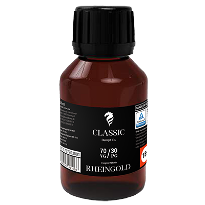 Classic Dampf - Rheingold 100ml Basis 0 mg/ml 70PG / 30VG