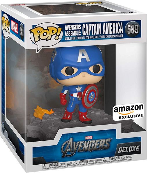 Funko POP! Deluxe: Avengers - Captain America (Assemble)