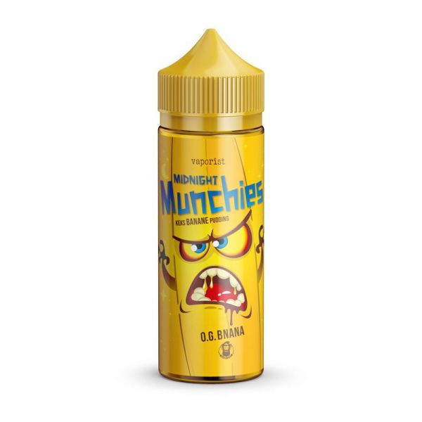 Vaporist - Midnight Munchies - O.G. Banana - Plus Liquid e-Liquid Juice für Ihre e-Zigarette, 0.0 mg