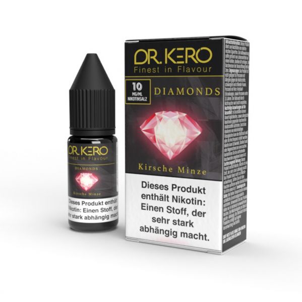 Dr. Kero - Diamonds - Kirsche Minze 10mg / 10ml Nikotinsalz Liquid