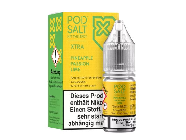 Pod Salt X - Pineapple Passion Lime 10ml Nikotinsalz Liquid