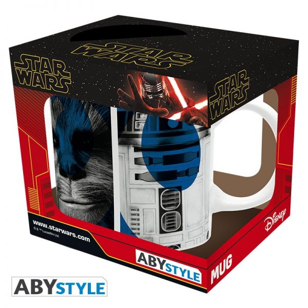 Star Wars - Tasse R2-D2 & Rey 320ml ABYstyle Becher SW9