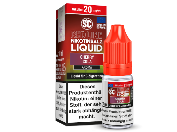 SC - Red Line - Cherry Cola 10ml / 10mg Nikotinsalzliquid