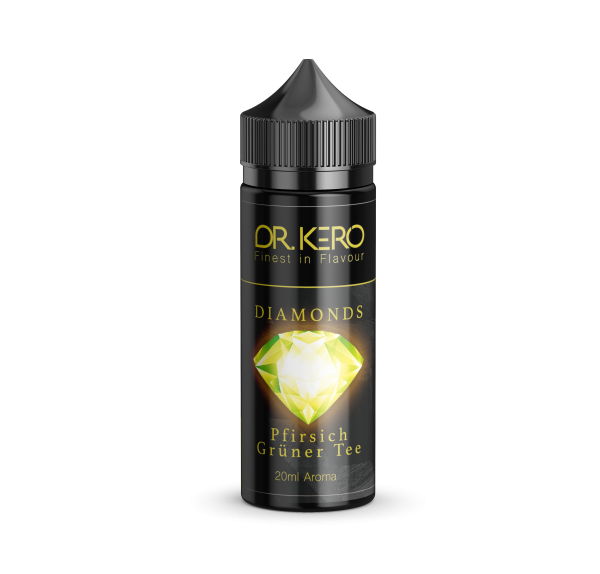 Dr. Kero - Diamonds - Pfirsich Grüner Tee 10ml Aroma