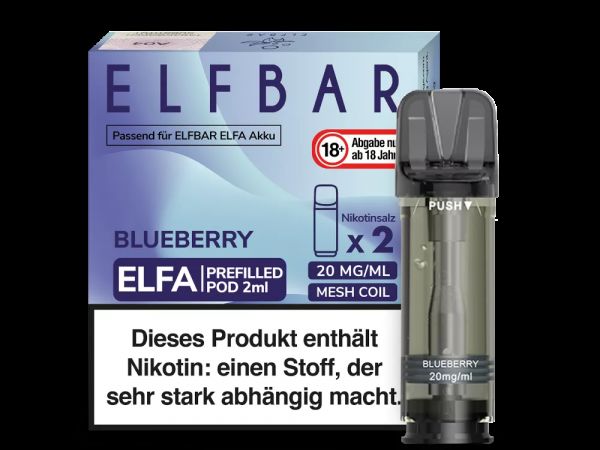 Elfbar - Elfa Pods - Blueberry 20mg
