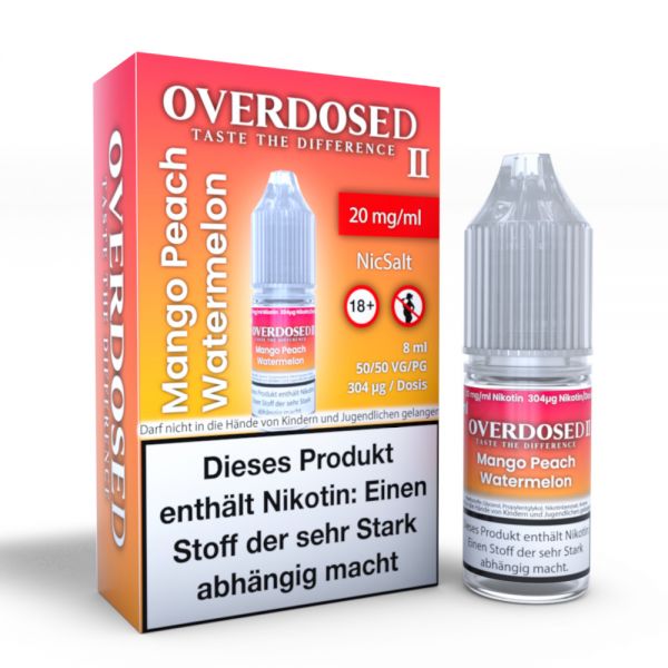 Overdosed II - Mango Peach Watermelon 20mg Nikotinsalzliquid