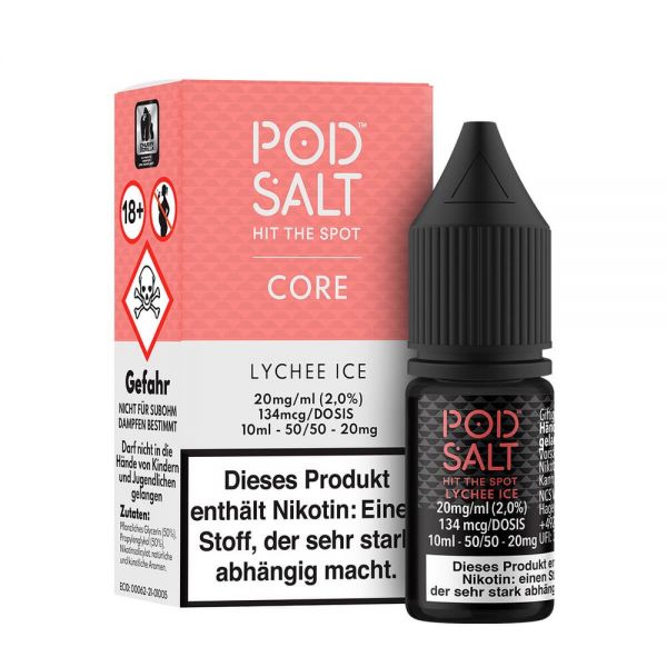 Pod Salt - Lychee Ice 10ml 20mg Nikotinsalz Liquid