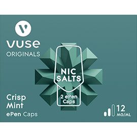 Vuse - ePen Caps - Nic Salts - Crisp Mint 12mg