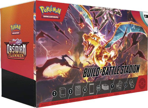Pokémon - Build & Battle Stadion - Karmesin & Purpur 3 - Obsidianflammen - DE