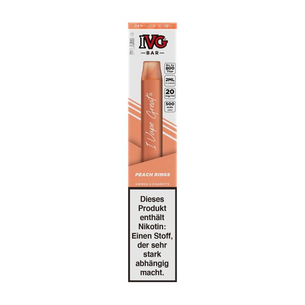 IVG Bar - Einweg E-Zigarette - Peach Rings 20mg