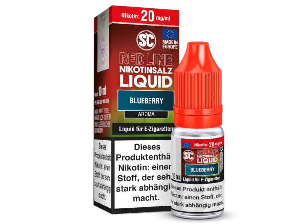 SC - Red Line - Blueberry 10ml / 10mg Nikotinsalzliquid