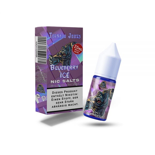 Tornado Juices - Blueberry Ice - Nikotinsalz Liquid 20mg