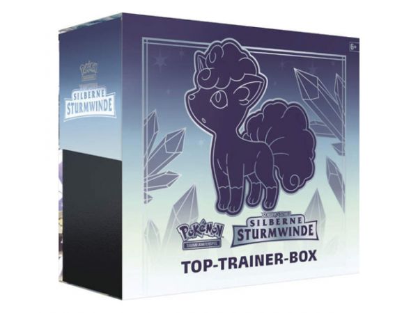 Pokemon - Top Trainer Box - Silberne Sturmwinde PKM SWSH12 DE