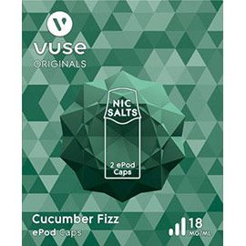 Vuse - ePod Caps - Nic Salts - Cucumber Fizz 18mg