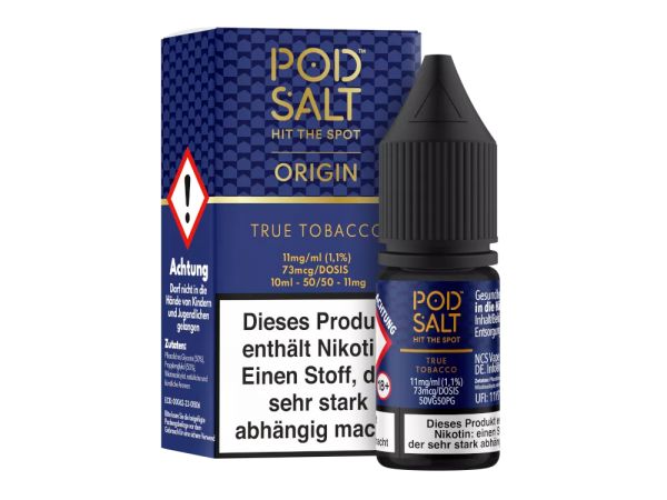 Pod Salt - Origin - True Tobacco 10ml Nikotinsalz Liquid