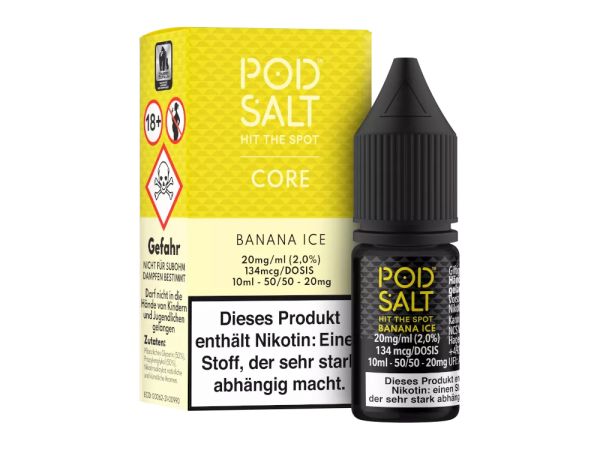 Pod Salt - Banana Ice 10ml Nikotinsalz Liquid