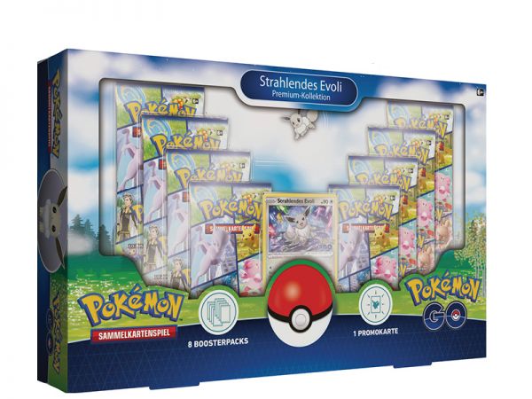 Pokemon - GO Evoli Pokémon International 45405 Premium-Kollektion Sammelkarten, bunt DE
