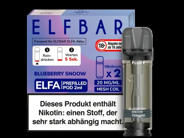Elfbar - Elfa Pods - Blueberry Snoow 20mg