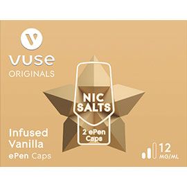 Vuse - ePen Caps - Nic Salts - Infused Vanilla 12mg