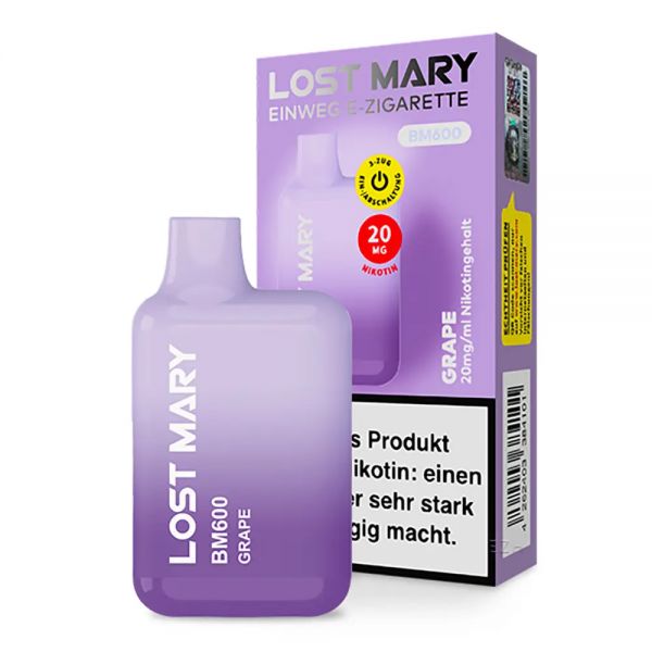Lost Mary BM600 - Grape 20mg - Einweg E-Zigarette