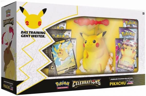 Pokémon 25th Anniversary Celebrations VMAX Premium-Figuren-Kollektion (deutsch)