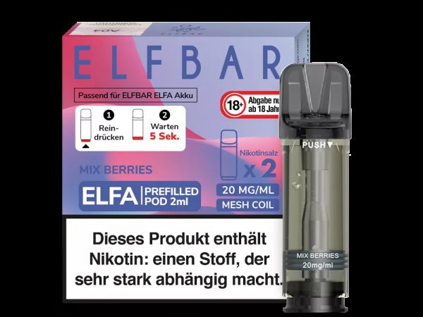 Elfbar - Elfa Pods - Mix Berries 20mg
