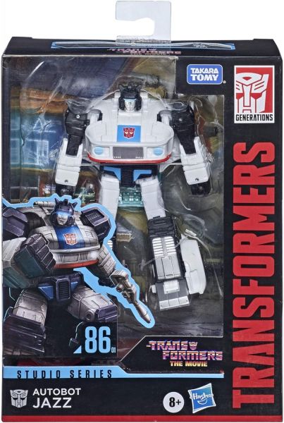 Transformers - Studio Series 86-01 Deluxe Class Kampf um Cybertron 1986 Autobot Jazz Figur