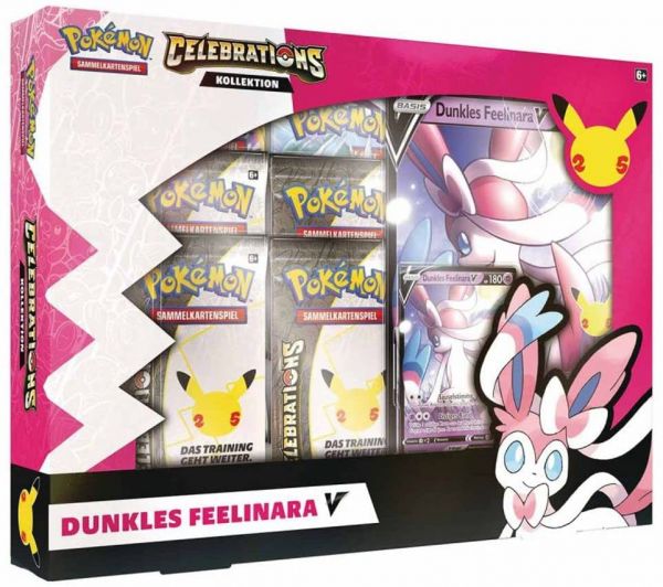 Pokemon - Dunkles Feelinara V | Sammelkarten | Celebrations Sammler-Edition