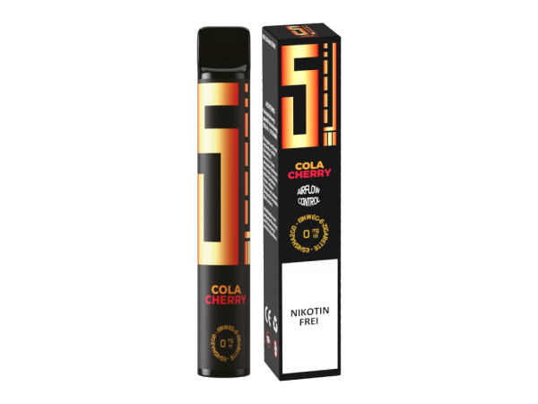 5EL - Cola Cherry - Einweg E-Zigarette ohne Nikotin