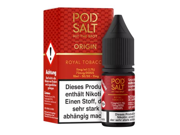Pod Salt - Origin - Royal Tobacco 10ml Nikotinsalz Liquid