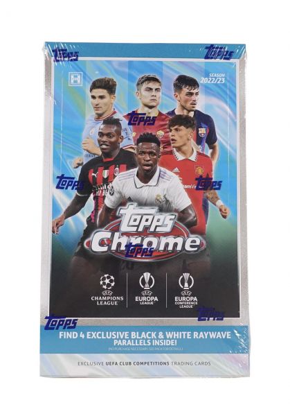 Topps Chrome - UEFA Club Competitions Soccer Fussball Hobby LITE Box 2022/23