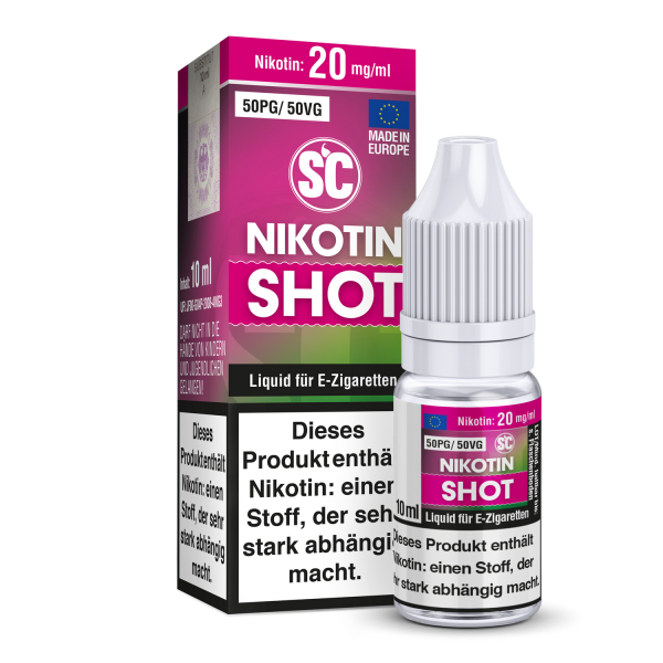 SC - 10ml Nikotinshot VPG 50/50 20mg Shot