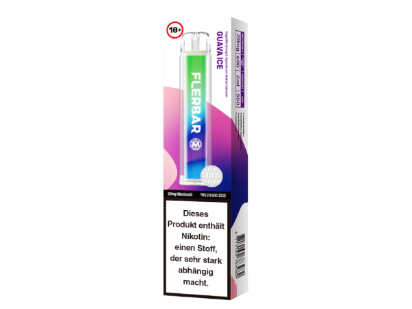 Flerbar M - Einweg E-Zigarette - Guava Ice 20mg
