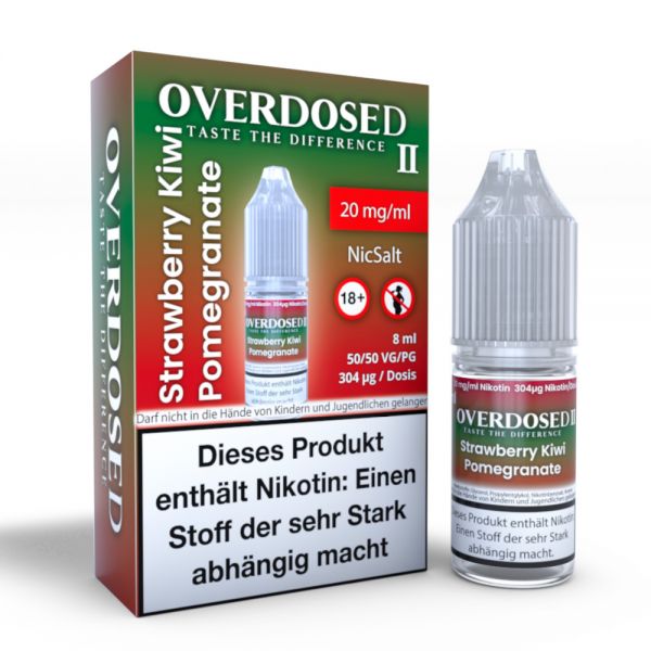 Overdosed II - Strawberry Kiwi Pomegranate 20mg Nikotinsalzliquid