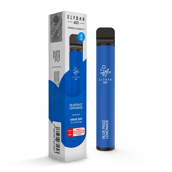 Elfbar 600 - Blue Razz Lemonade 0mg - Einweg E-Zigarette - Steuerware -
